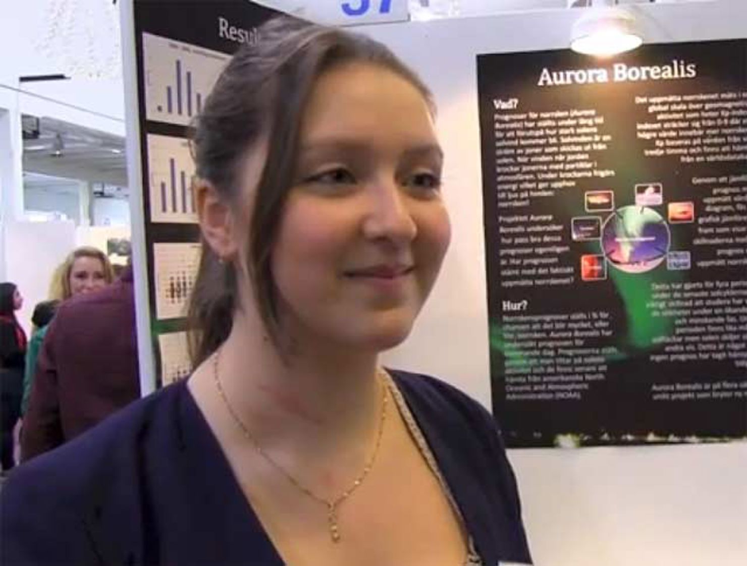 Anna Larsson är inte bara en av gästbloggarna på Rymdkanalen - hon praktiserar också på Esrange i Kriuna.