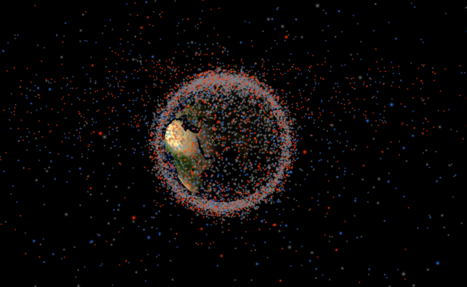 Mystisk satellit sprider rymdskrot Rymdstyrelsen