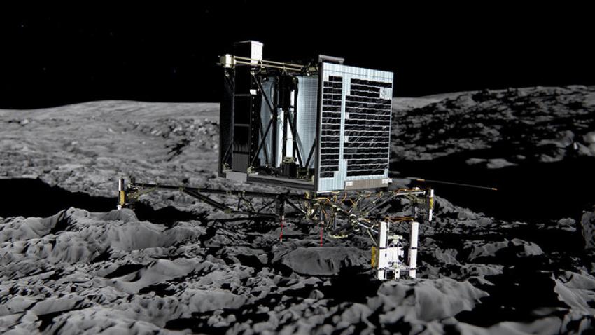 I november 2014 landade Philae på kometen Churyumov–Gerasimenko.