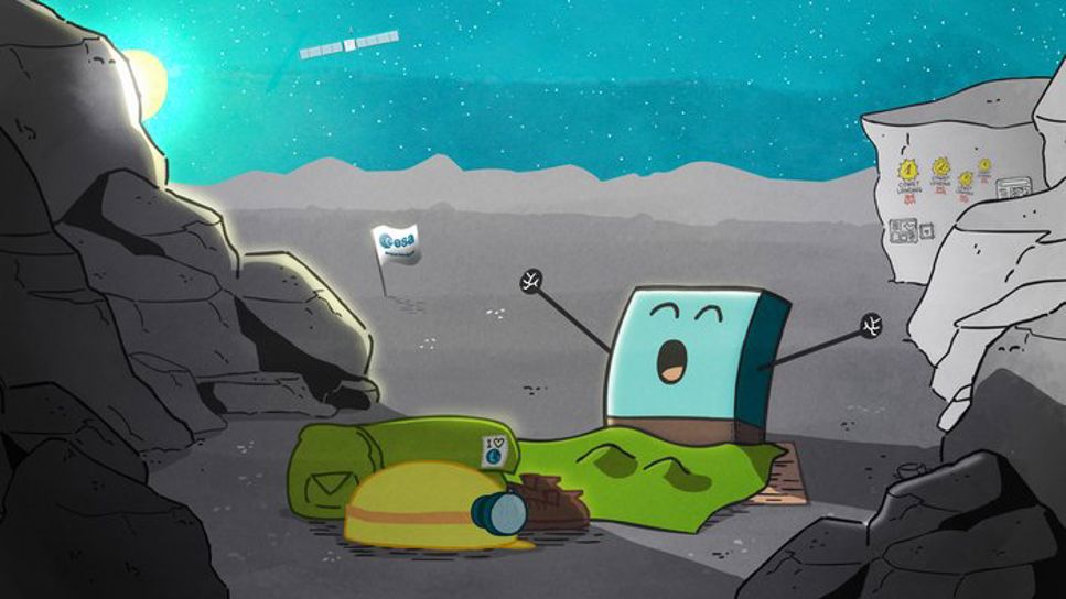 Kometlandaren Philae går in i evig dvala där den står på en komet.