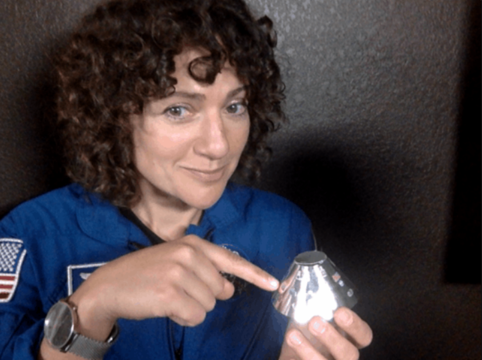 Jessica Meir svarade på frågor om livet som astronaut