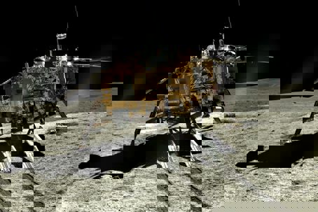 yutu2.jpg Månrobotarna Chang’e-4 och Yutu-2 visar upp spektakulära bilder från månens baksida