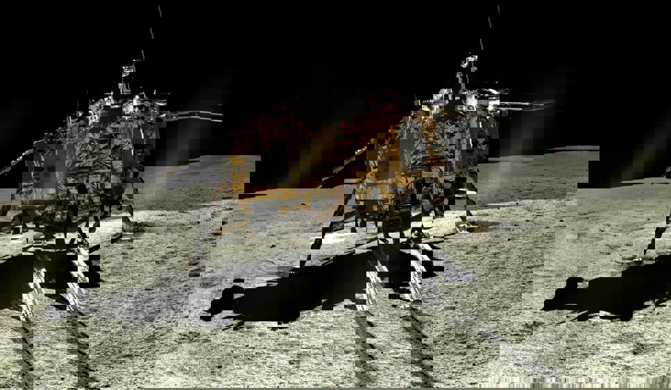 yutu2.jpg Månrobotarna Chang’e-4 och Yutu-2 visar upp spektakulära bilder från månens baksida