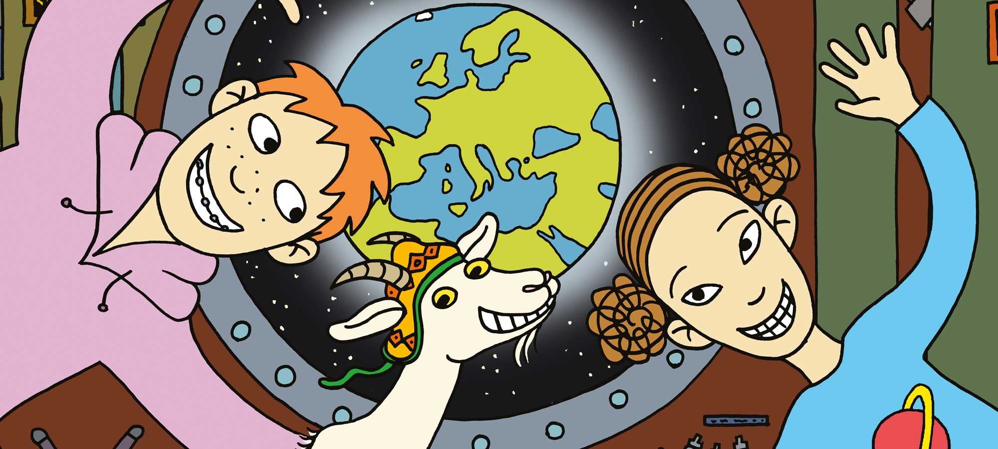 Vi rymmer till rymden