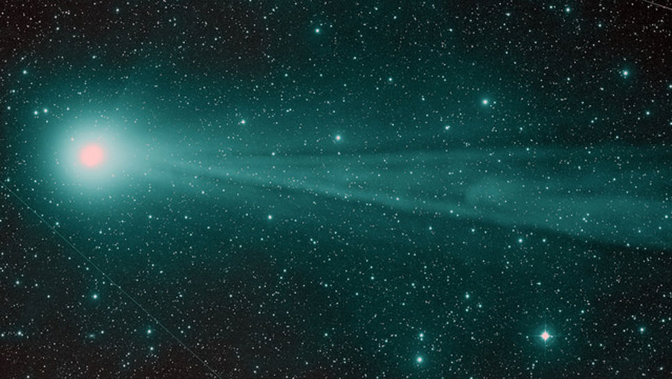 Kometen Lovejoy fotograferad den 16 januari i New Mexico. 