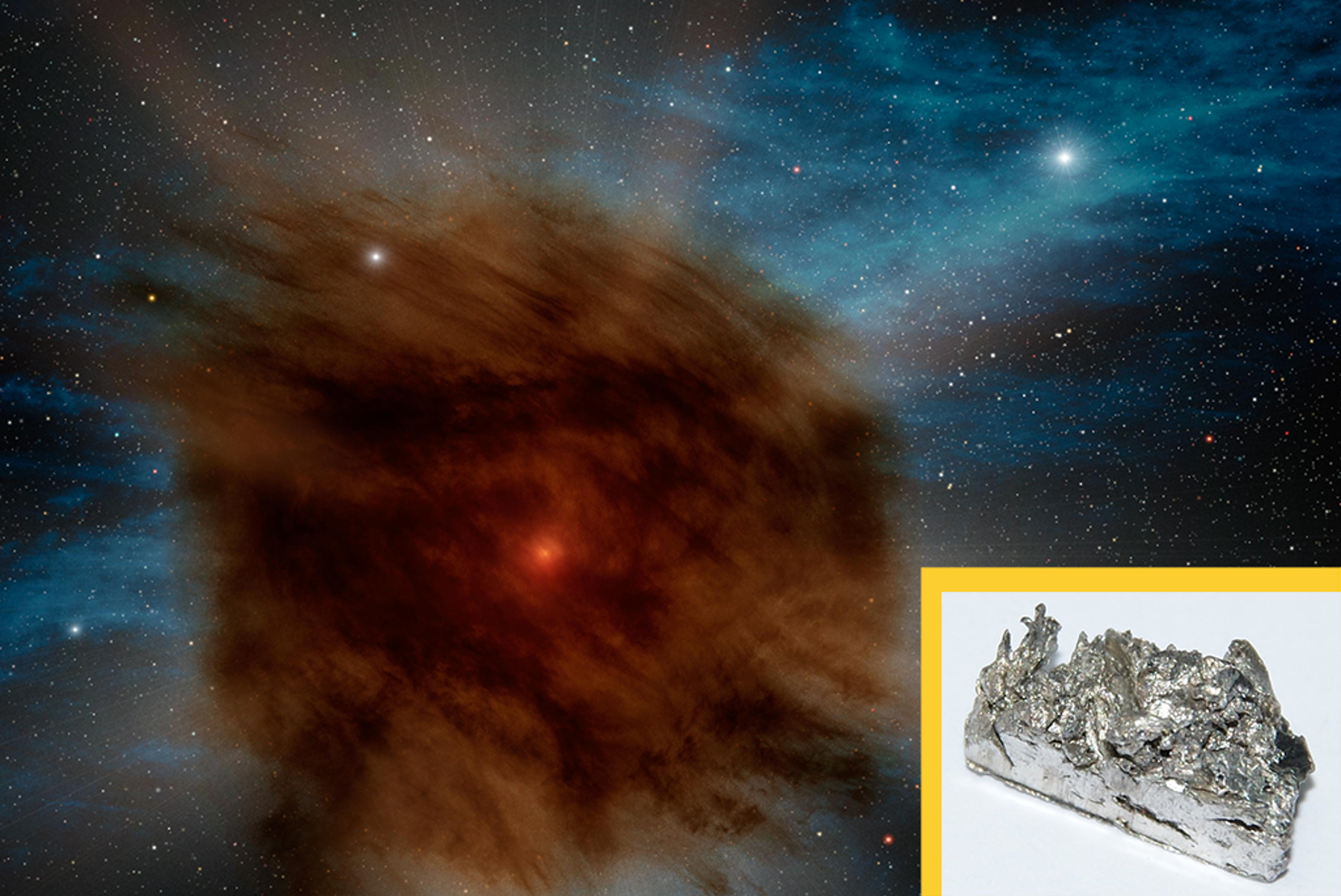 Supernova och ytterbium