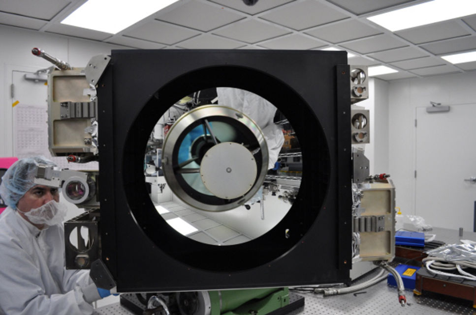 CATS instrument från NASA som mäter atmosfärens aerosoler