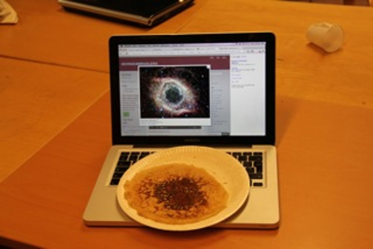 Det vinnande bidraget föreställande Helixnebulosan.