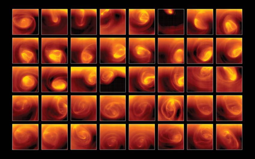 Flera bilder av Venus.