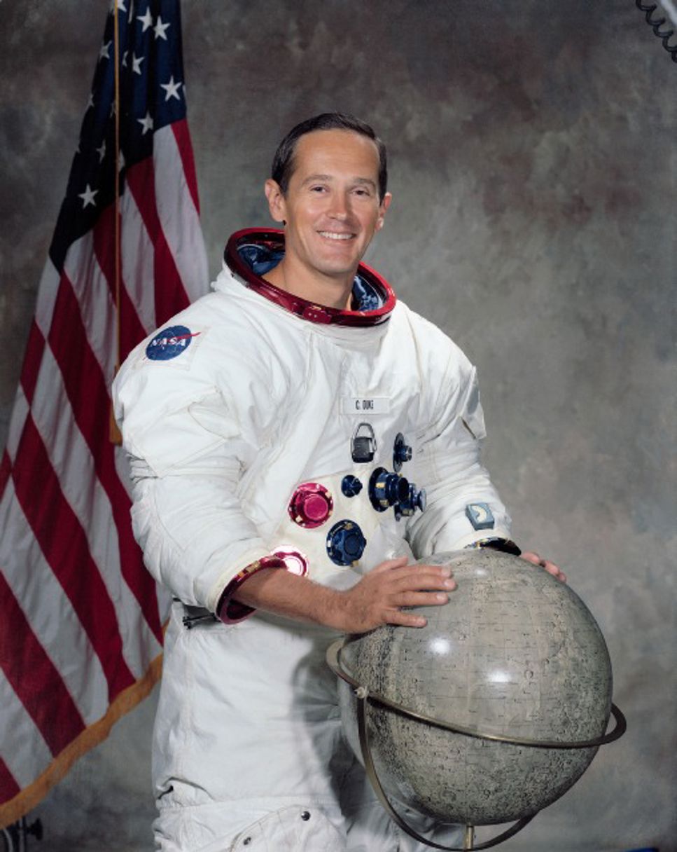 Astronauten Charlie Duke 1971. 