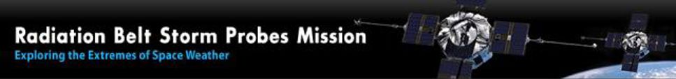 NASA header till sajten för RBSP.