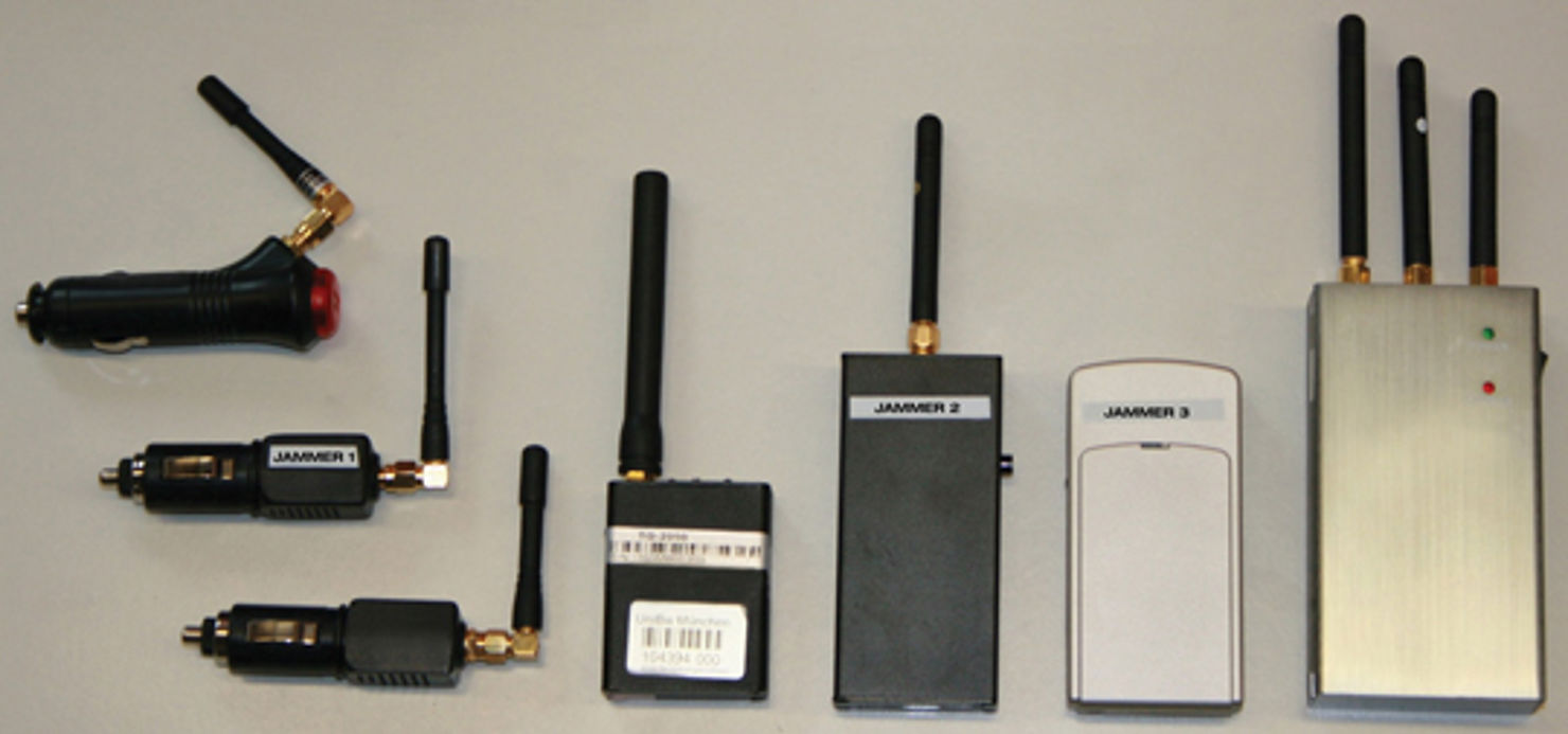 Olika typer av störsändare