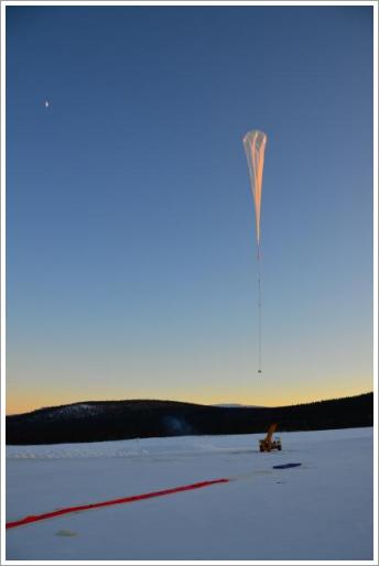Launch of TFB-01 with PoGOLino on-board