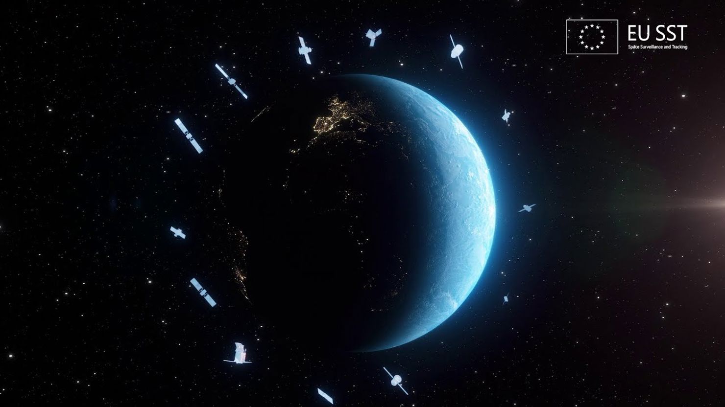 Satelliter i omloppsbana runt jorden