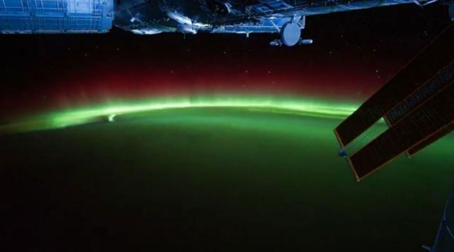 Dagens klipp: Vår planet fotograferad från rymdstationen ISS