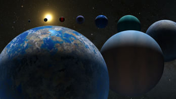 Illustration av exoplaneter