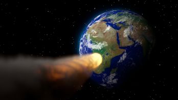 Asteroid på väg mot jorden