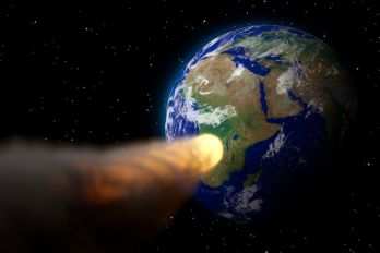 Asteroid på väg mot jorden
