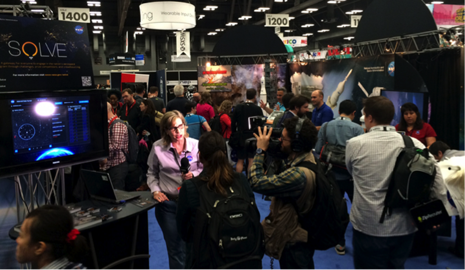 1festival.png På Southwest-festivalen i Texas premiärtestas Nasas nya Virtual reality-spel.