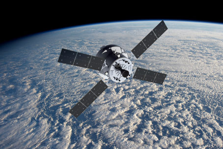 Orion and EuropeanServiceModule Foto NASA ESA ATG Medialab.jpg European service module