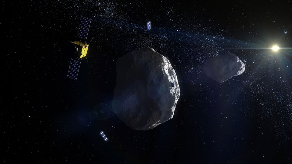Asteroid i rymden