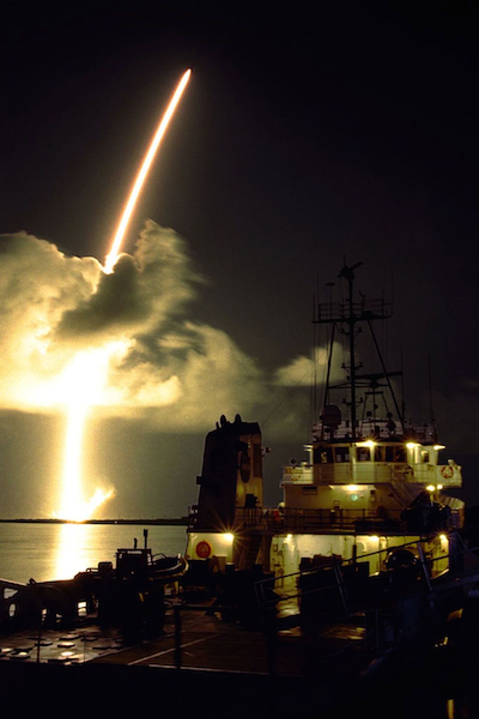 Cassini på väg mot rymden