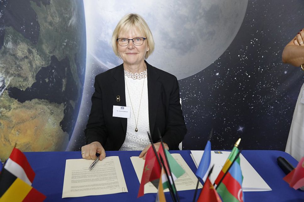 Rymdstyrelsen undertecknar deklaration för internationell klimatövervakning