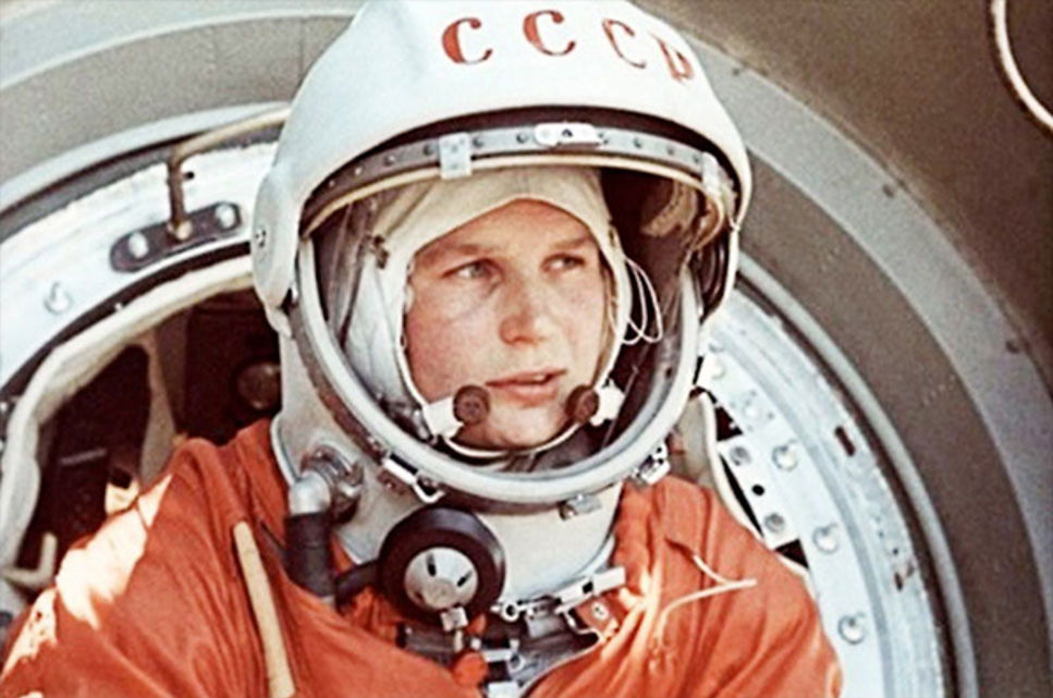  Valentina Tereshkova var den första kvinnan i rymden 1963. 