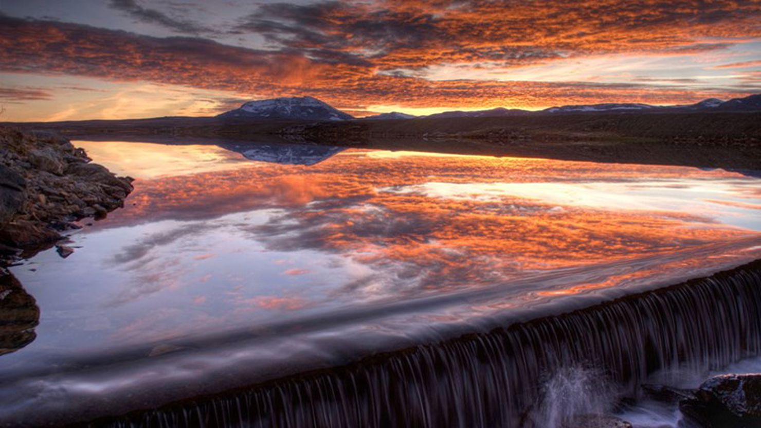 2591276_1200_675.jpg Solnedgång över kalfjället i Stenjokk, norra Jämtland
