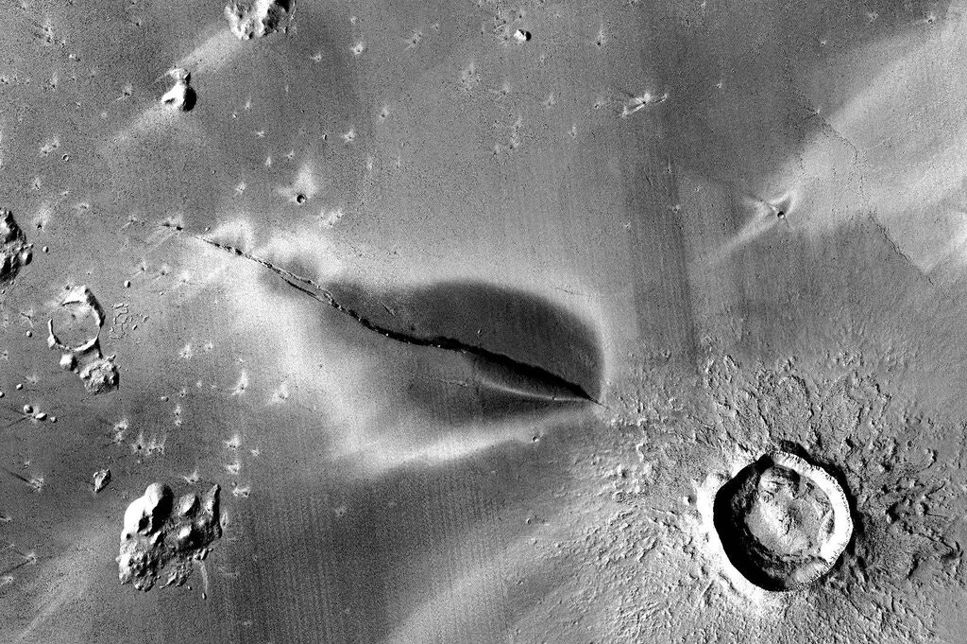 Krater på Mars