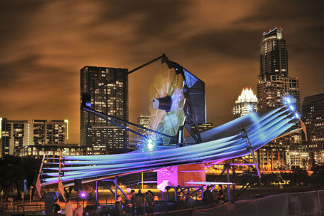 jameswebbtelescope_sxsw.jpg James Webb Telescope, mitt i Austin