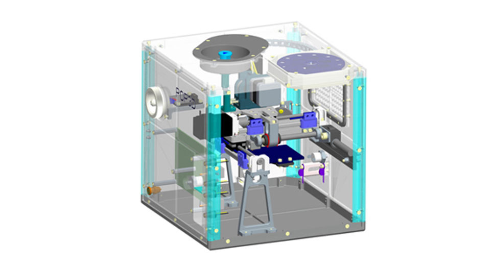 Den här 3D-skrivaren  skickas upp till ISS i vår.