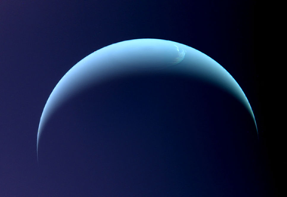 Neptunus på nära håll