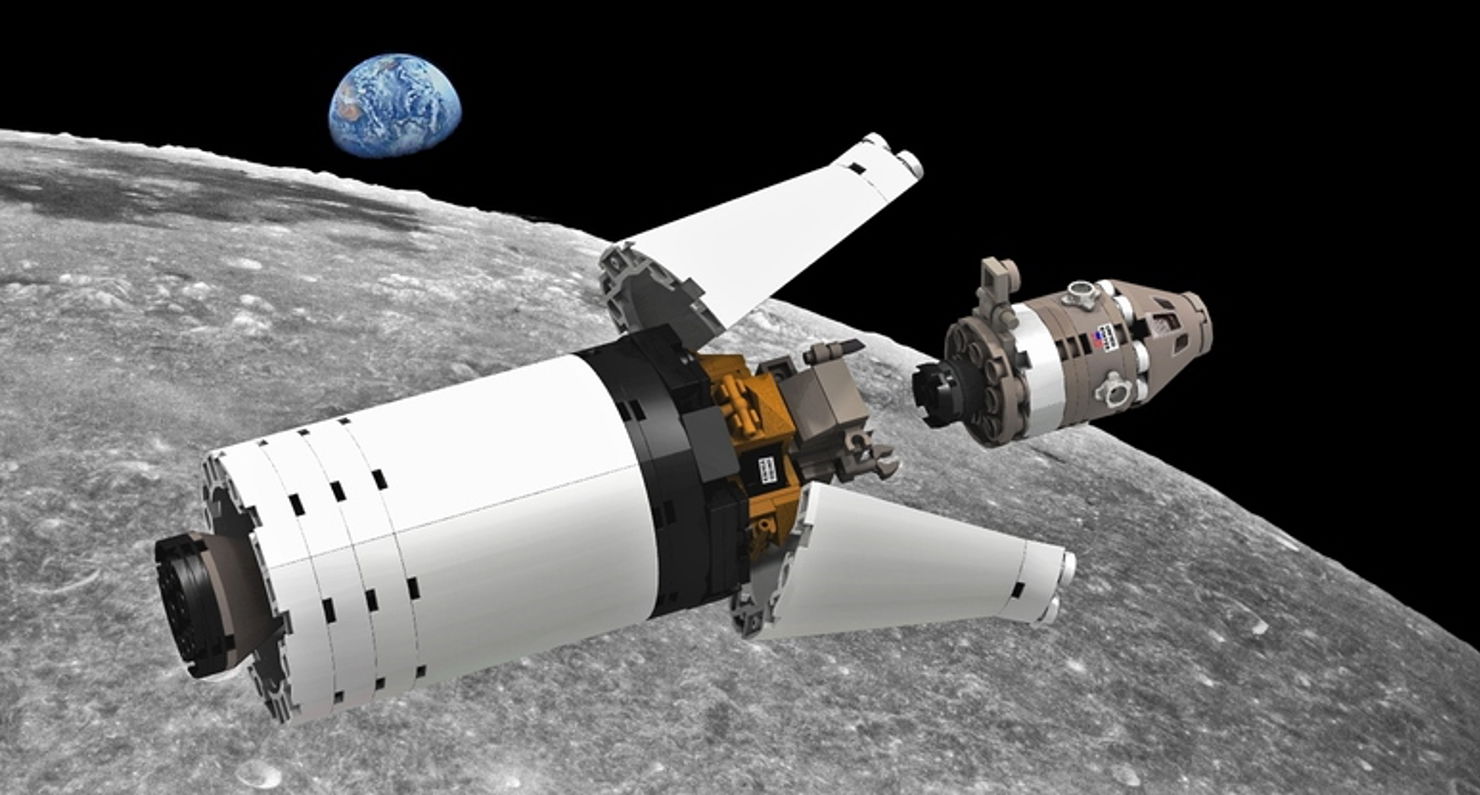 Nu finns Nasa Apollo Saturn V som Lego