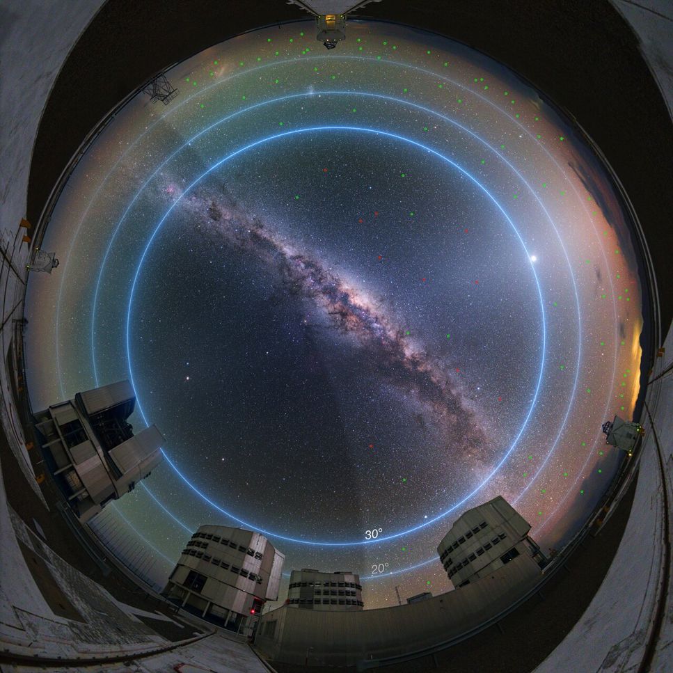 Synliga satelliter stör astronomin