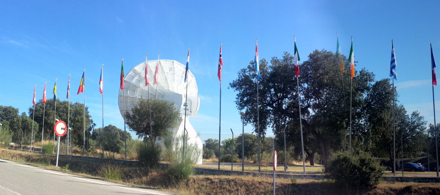 ESAs astronomiska center ESAC, European Space and Astronomy Center, utanför Madrid i Spanien