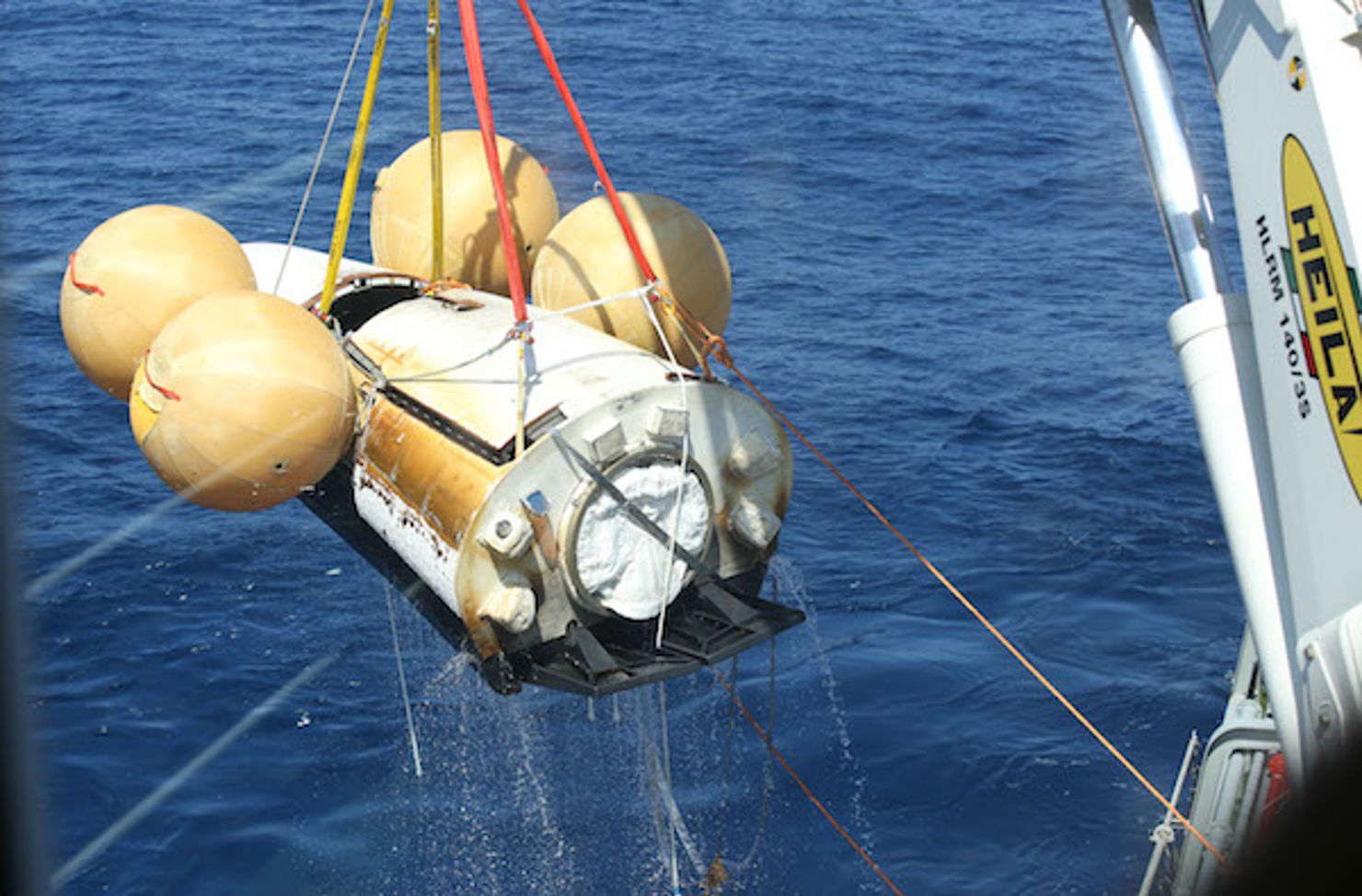 IXV landade som planerat i Stilla havet.