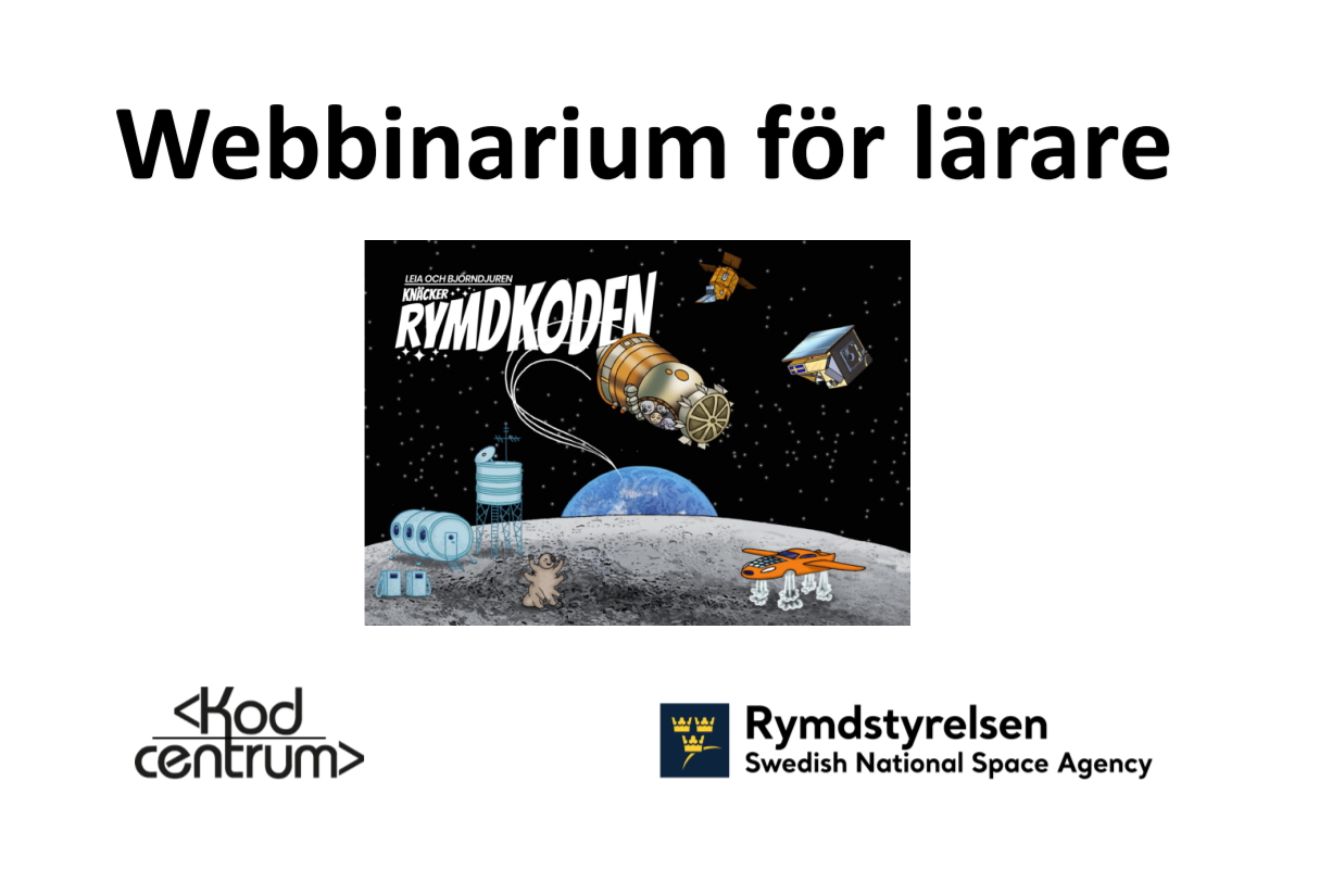 Webbinarium för lärare - Knäck rymdkoden med matte och programmering