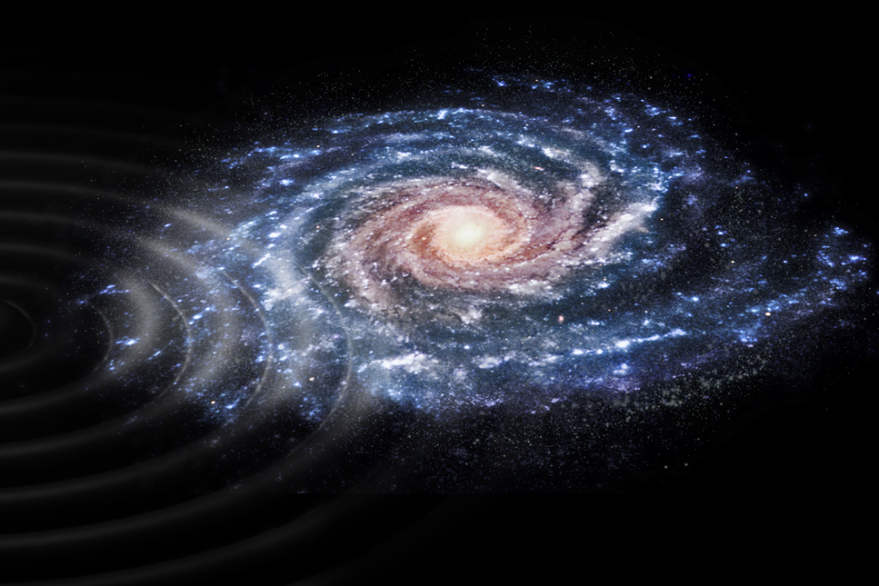 Gaia visar vågor i Vintergatan