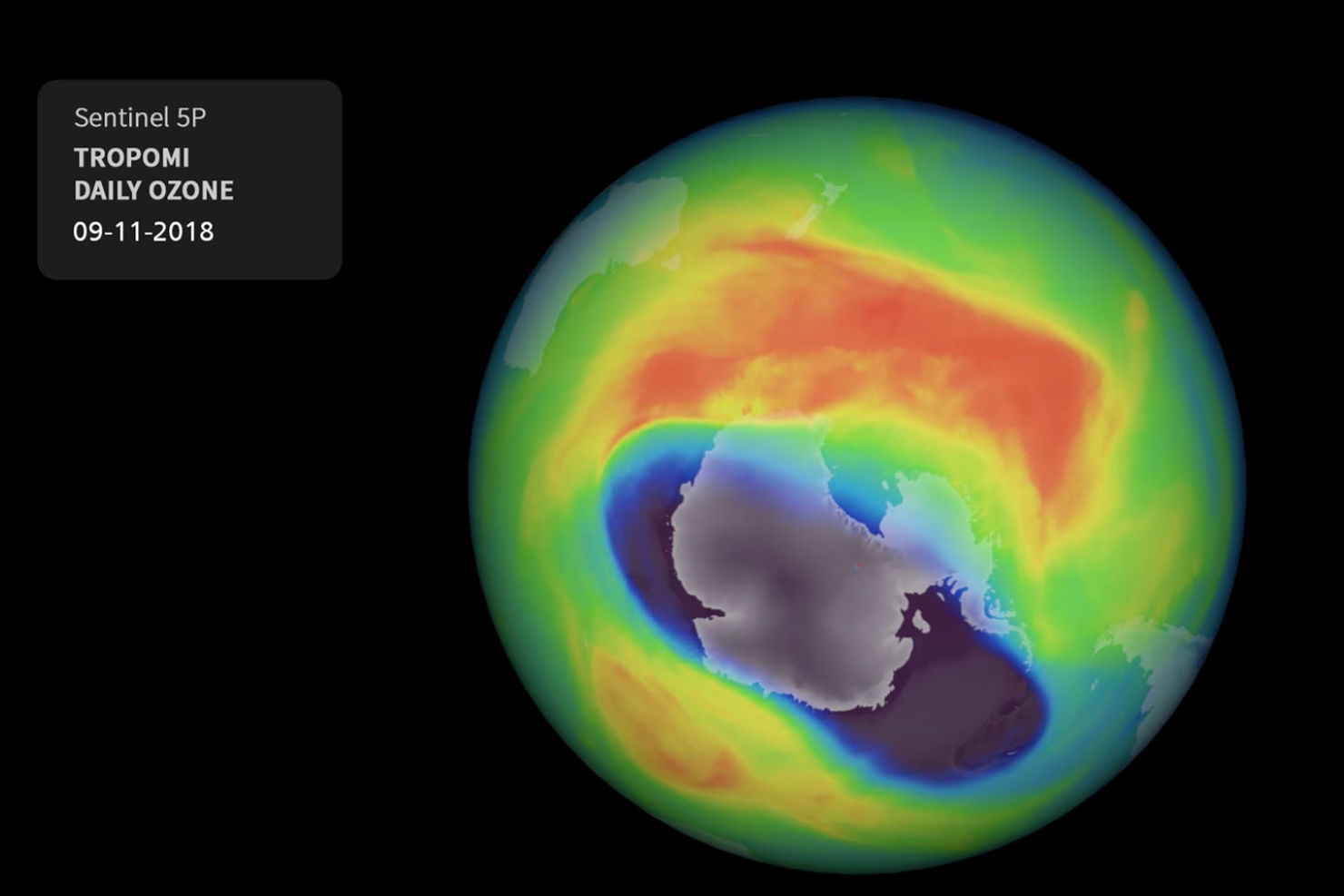 Sentinels ozonmätning nu i dagliga prognoser