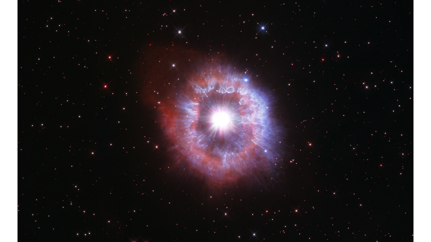 Stjärna fotad med Hubble