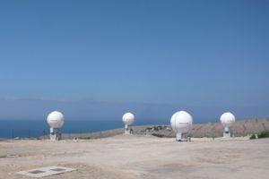 ESAs satellitmottagningstation MEOLUT (Medium-Earth Orbit Local User Terminal) på Kanarieöarna ESAs satellitmottagningstation MEOLUT (Medium-Earth Orbit Local User Terminal) på Kanarieöarna