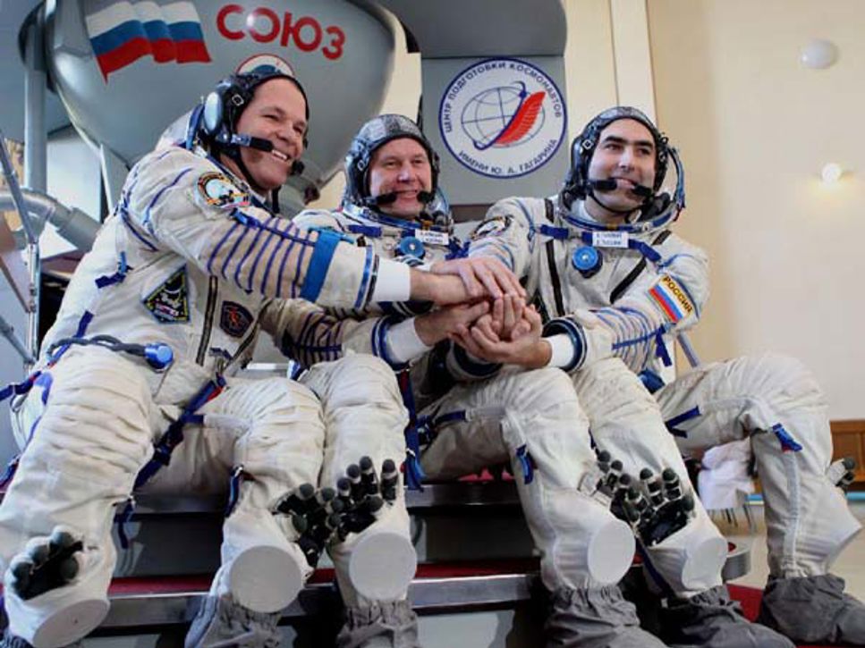 Kevin Ford, Oleg Novitskiy och Evgeny Tarelkin