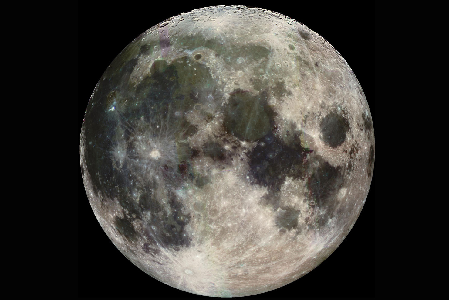 Månen jpl.jpg Månen fotograferad i närbild med hög detaljrikedom