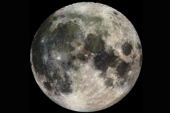 Månen jpl.jpg Månen fotograferad i närbild med hög detaljrikedom