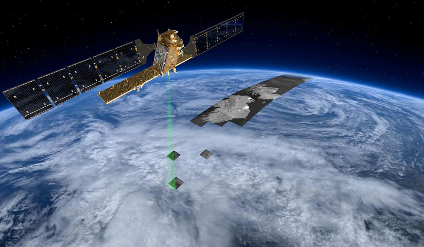 Satelliten Sentinel-1