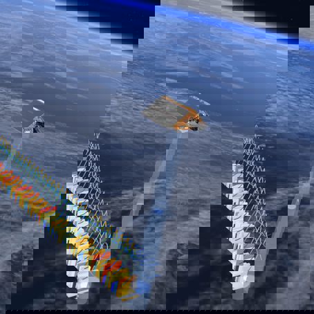 Copernicus_Sentinel-6_radar_altimeter.jpg Illustration av Copernicus Sentinel-6, som använder radarimpulser för att genomföra mätningar av havsytan.