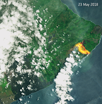 Satellitdata visar att regn kan trigga vulkanutbrott