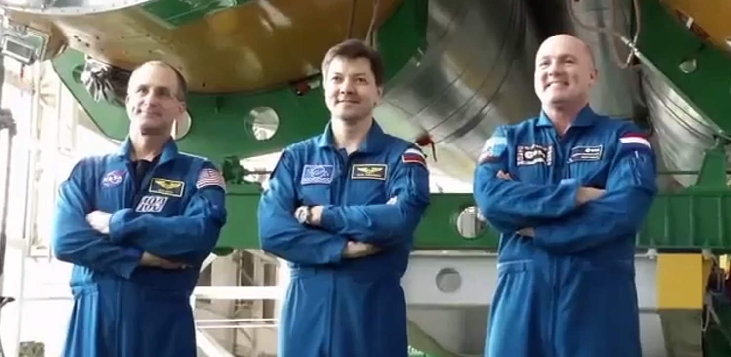 Don Pettit, Oleg Kononenko och André Kuipers