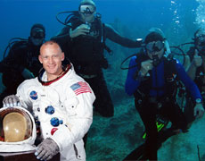 Dyka med buzz aldrin